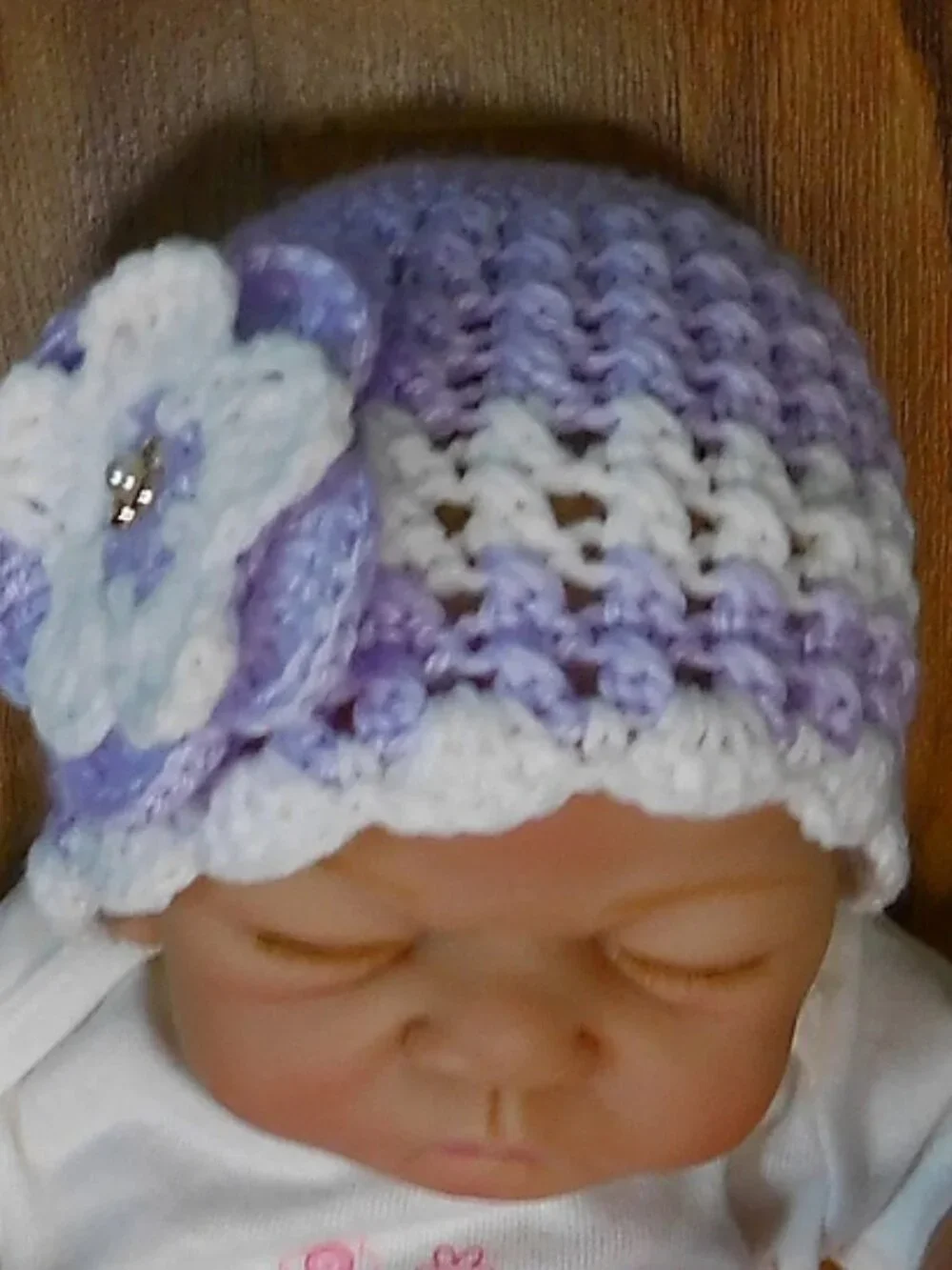 Crochet Baby Girl Hat, Handmade Baby Hat, Newborn Photo Prop, Baby Shower Gift